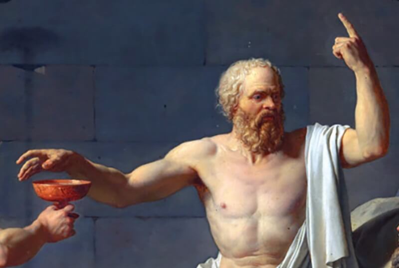 6 bouteilles = 2 x 3 (Socrate + Descartes + Nietzsche)